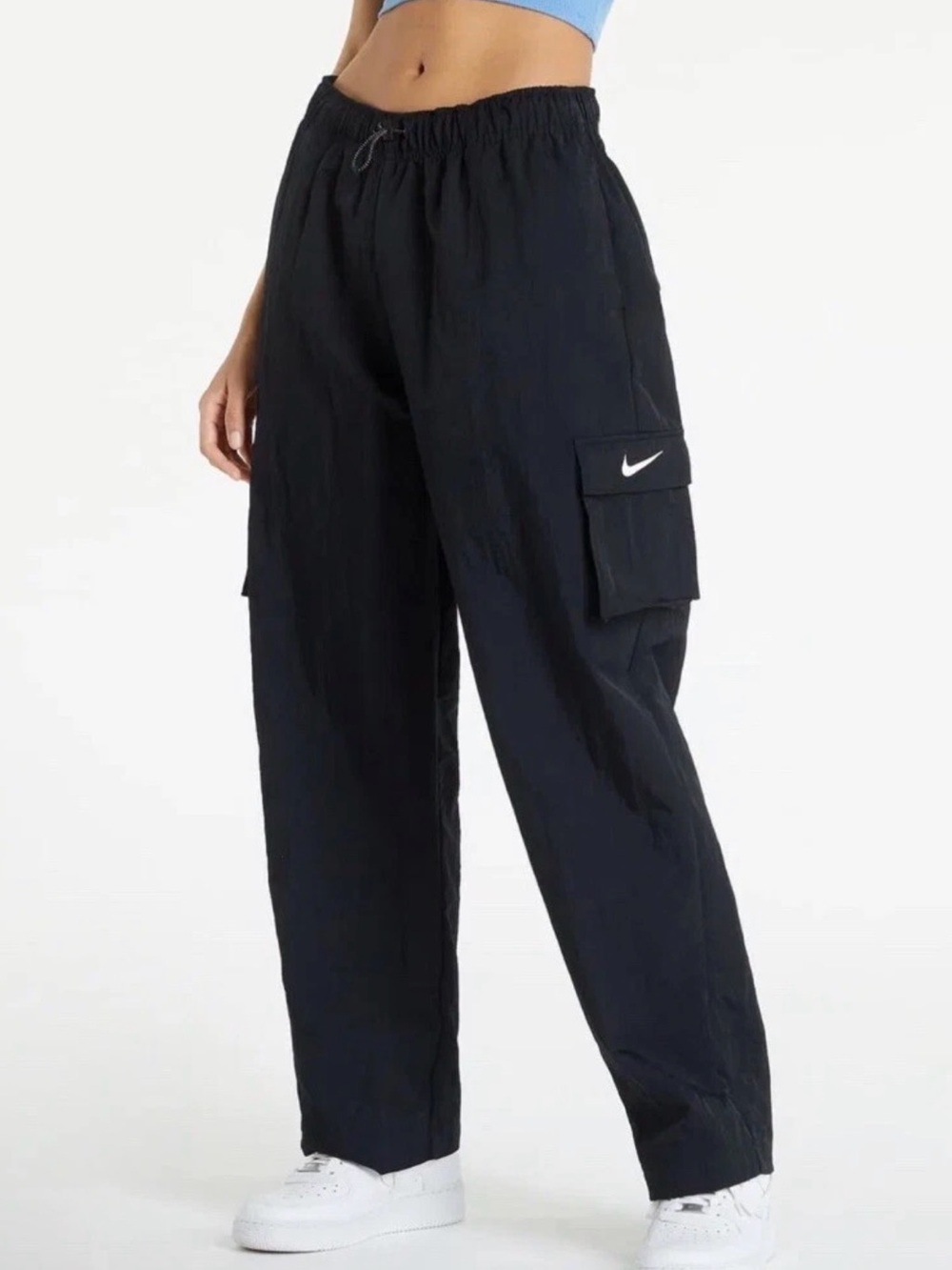 NWT Nike Sportswear Essential Woven Oversized Cargo Pants Sz S